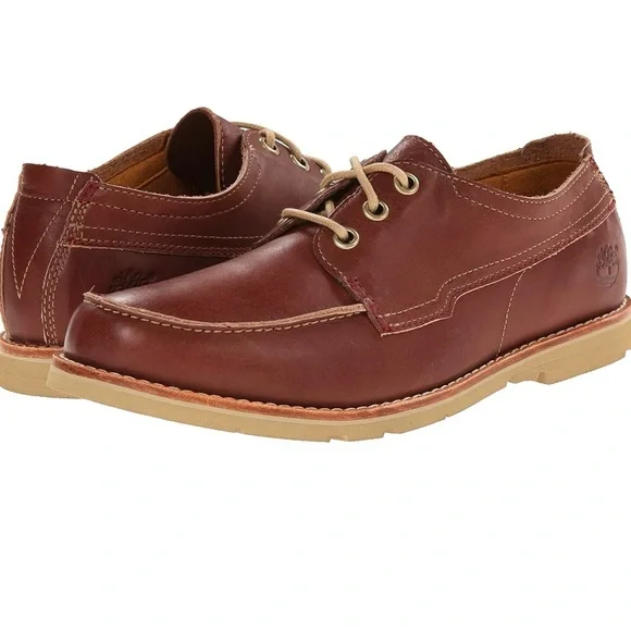 Timberland Earth Keepers Brown Leather Oxford Shoes Classic Style Sz.10 #204 Timberland Shoes Mens 10 M Brown Leather Oxford Earthkeepers  main image 4